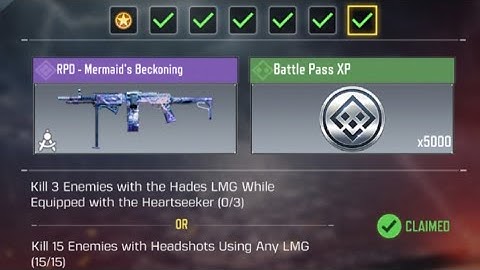 Call Of Duty Mobile Kill 15 Enemies with Headshots Using Any LMG Task Complete
