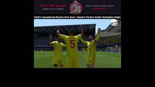 Vidals Sensational Bicycle Kick Goal Lionel Messis Perfect Assist Unleashes Magic A Must Watch