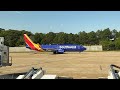 Southwest 737 Taxiing from the Gates at Norfolk International Airport (ORF) (N8562Z) (Boeing 737)