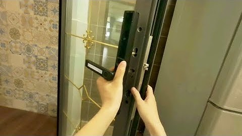 Hướng dẫn thợ mới lắp khoá vân tay cửa nhôm xingfa và hướng dẫn khách cài đặt sử dụng khoá vân tay