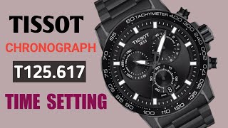 How to Set the TIME Tissot T125.617