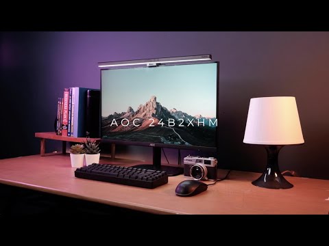 AOC 24B2XHM2 VA Monitor 23.8" FHD 1920x1080 with Response Time 4ms GTG