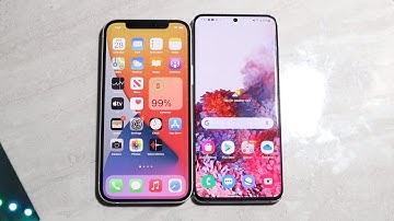 One UI 3 Vs iOS 14 Speed Test