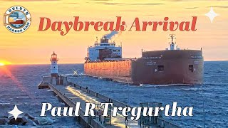 'Daybreak Arrival' Paul R Tregurtha arrived in Duluth 05/07/2024 by Duluth Harbor Cam 8,899 views 2 weeks ago 13 minutes, 33 seconds