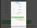 W3schools html tutorial w3schools html css html5 htmltutorial zeeshanacademy