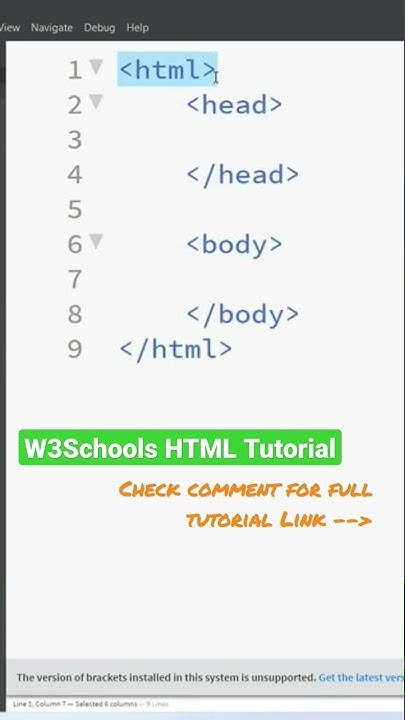W3Schools HTML Tutorial #w3schools #html #css #html5 #htmltutorial # ...