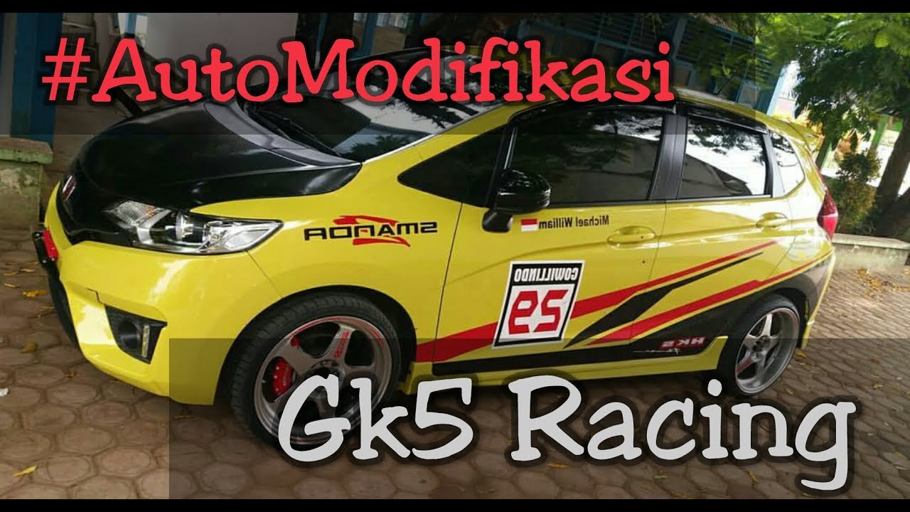 Honda Jazz GK5 Racing Modifikasi Jazz Gk5 Warna Kuning