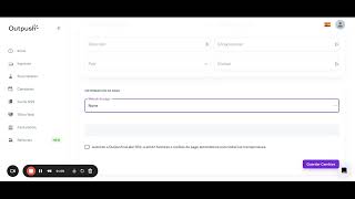 Outpush - Facturas e información de pago