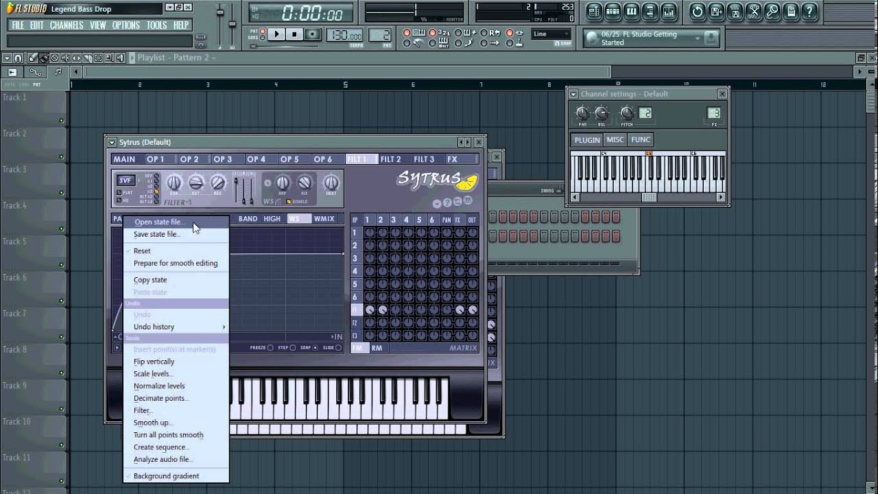 Erf's Using Sytrus Episode 11:  Legend Bass Drop