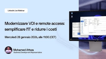 Modernizzare VDI e remote access: come semplificare l’IT e ridurre i costi nel 2026