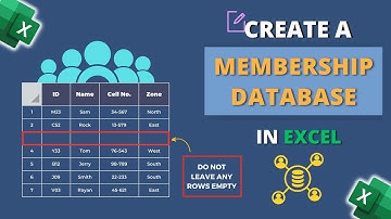 How to Create a Membership Database in Excel