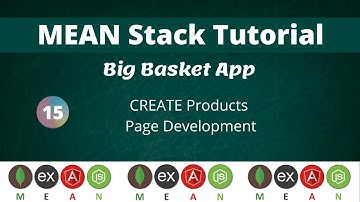 15 Angular CREATE Products Page Development | MEAN Stack Tutorial | NAVEEN SAGGAM