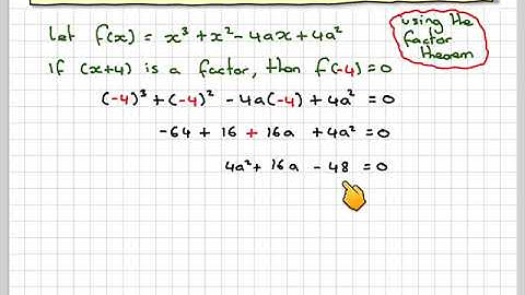 Finding a constant of a cubic function knowing a factor