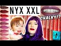 NYX XXL Matte Lipstick, NYX XXL lipstick | Swatches, Review, Lipstick Kiss Test | NYX lingerie XXL