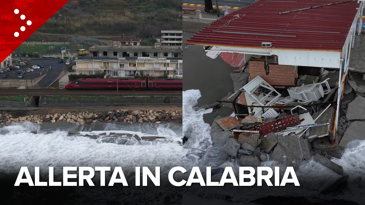 Allerta meteo Calabria, ci si prepara al passaggio di un nuovo ciclone. Ferrovia a rischio a Paola