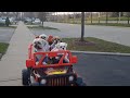 #CuteDogsCanVlogs## Bốn bé chó thông minh lái xe đi chơi tuyết/The Fabulous Fours drive to play snow