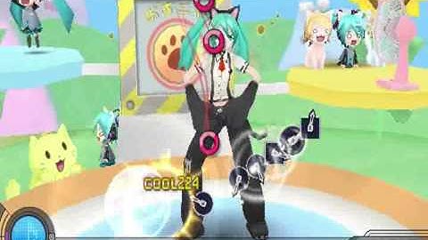 PROJECT DIVA EXTEND PSP GAMEPLAY : NEKOMINI SWITCH EXTREME PERFECT !!!