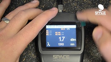 How to use the Optical Power feature on the Space Ultra Plus Meter