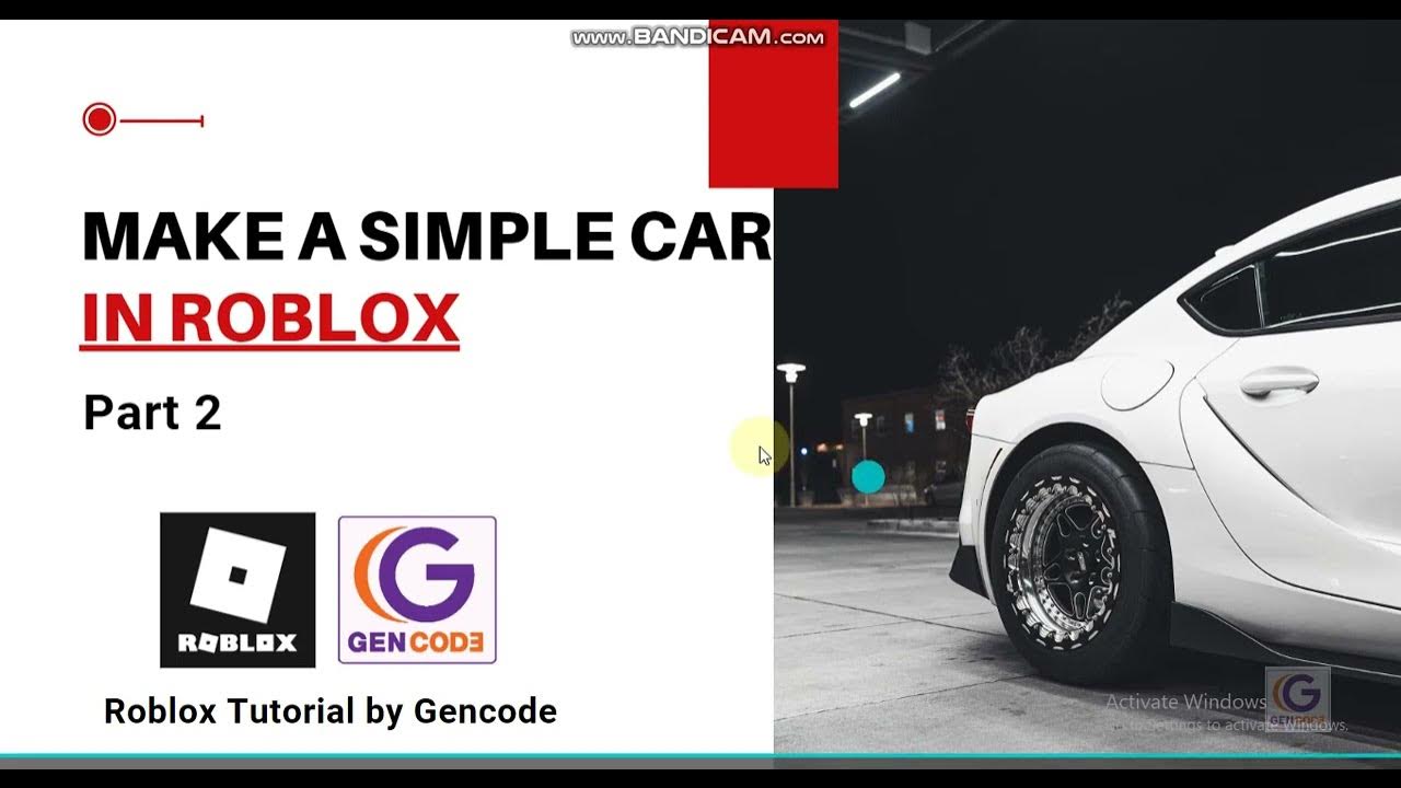 Roblox Make a car Part 2 hinges YouTube