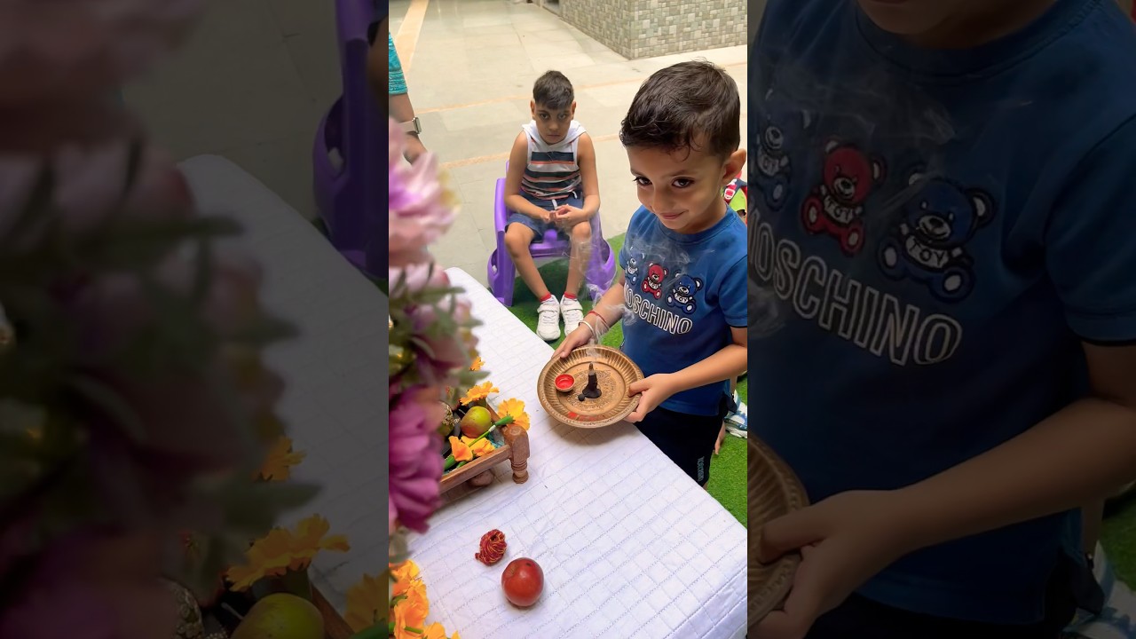 Ganesha Poojan at Giggle And Grow Preschool 