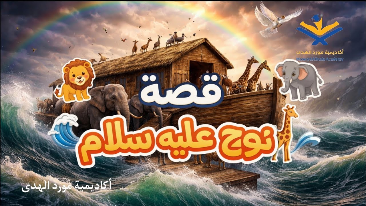 تحدّي قصة نوح عليه السلام 🌊🚢 | هل تعرف الإجابة الصحيحة؟ (أسئلة تفاعلية للأطفال)
