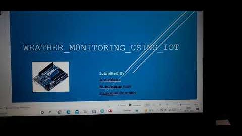 #IoT using Arduino- project assignment for skyfi labs online course by (Rajeev ,Jayappanaik ,Ramana)