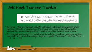 Materi Akidah Ahklak Kelas XI Bab 8. Isyraf, Tabdzir, Bakhil