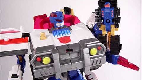 Transformers Armada Red Alert with Longram Stop Motoin