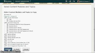D2L Copying Content
