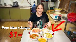 How to Make 5 Soups for Under $1 – Poor Man's Soup Lesson from Rural China