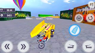Tuk Tuk Rickshaw Racing Impossible Ramp ~ Most Difficult Mode ~ Android Gameplay screenshot 1