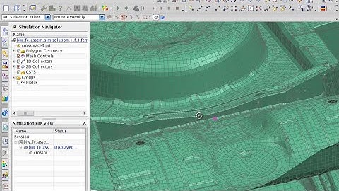 Mesh Morphing a Shell Mesh on an Auto Body