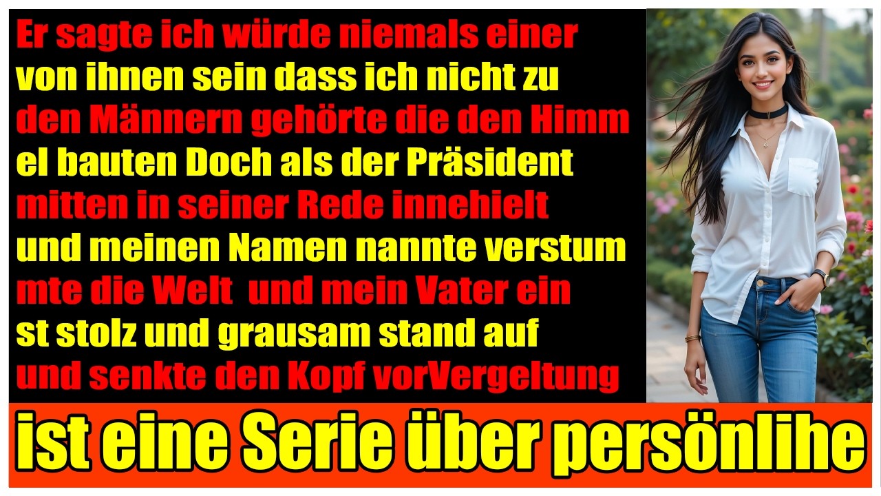 Mein Vater zweifelte  Dann rief der Präsident meinen Namen auf der Bühne