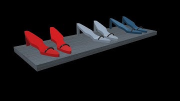 123D Design: High Heel Shoe 앞부분