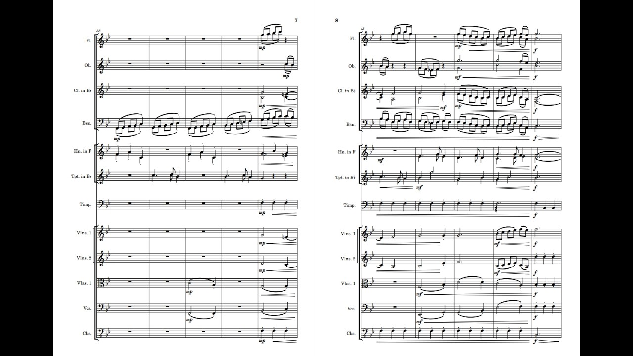 I wrote this minuet instead of studying for my exams