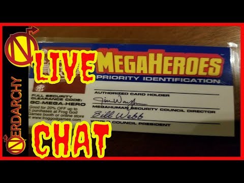MegaHeroes, Rappan Athuk, and 2nd Edition Pathfinder with Frog God Games- Nerdarchy Live Chat #234 - YouTube