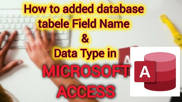Microsoft Access Design View Explained | Field Name & Data Type @TechPcMind-b2h 