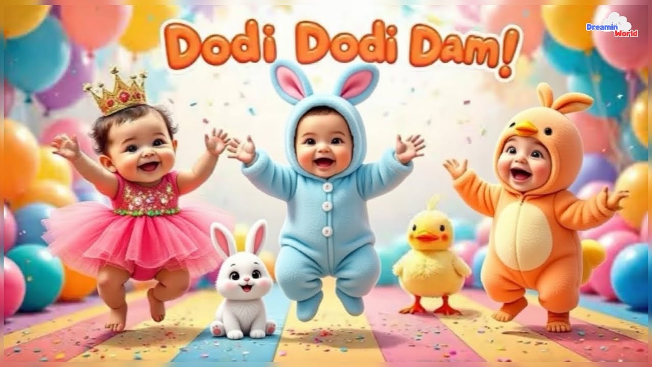 Dodi Dodi Dam Dam Song I  Cute Baby Dance | Adorable Kids Dancing on Dudi Dudi Dam | DreaminWorld