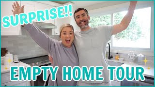 SURPRISE!!! *NEW* EMPTY HOME TOUR | WELCOME TO THE BUNKEY RANCH🏡