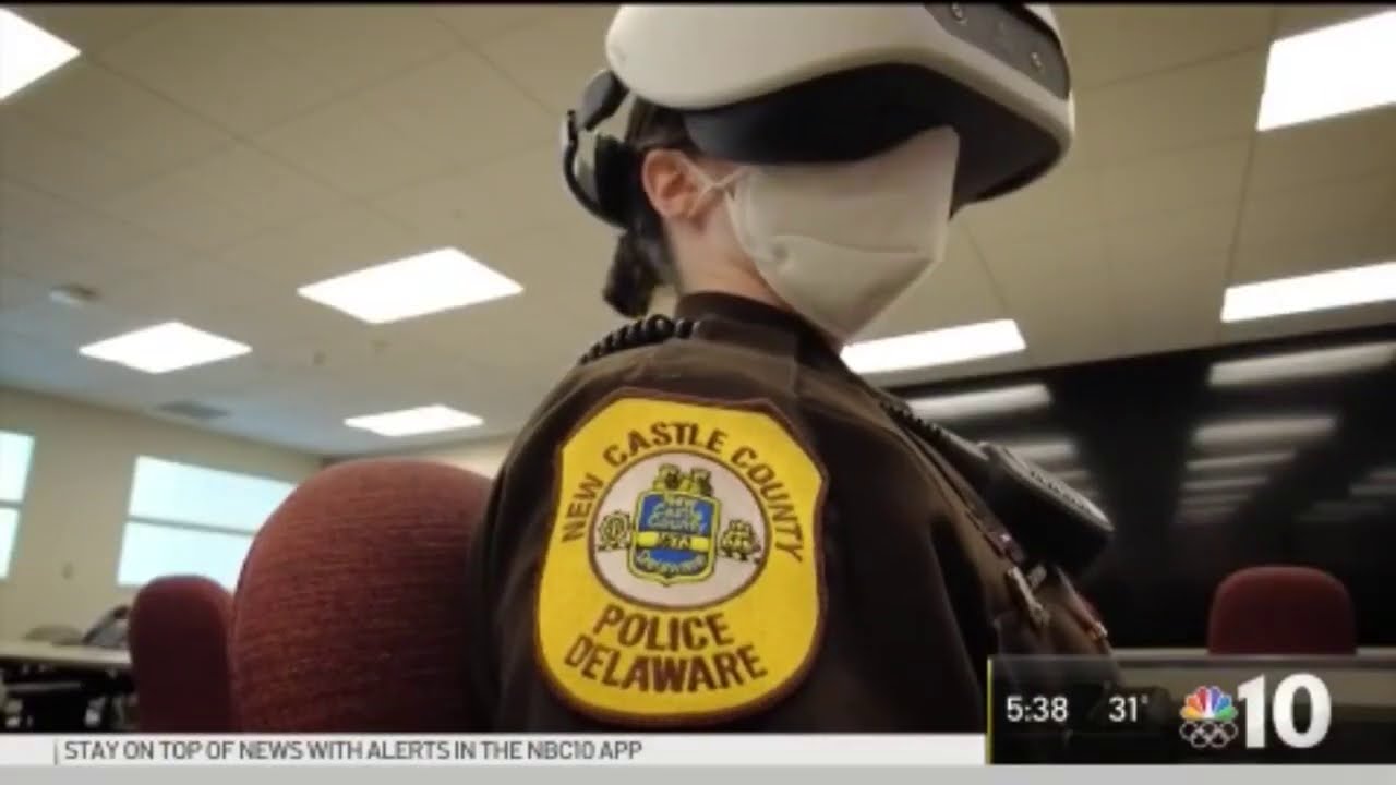 New Castle County Police Use Virtual Reality Training to Help De-escalate Situations | NBC10
