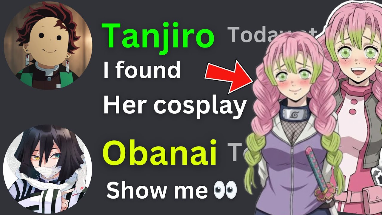 If Tanjiro found Mitsuri's cosplay pics....
