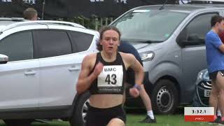 Womens 1500M B - British Milers Club Record Breaker - Tooting Bec 2024 Full Race