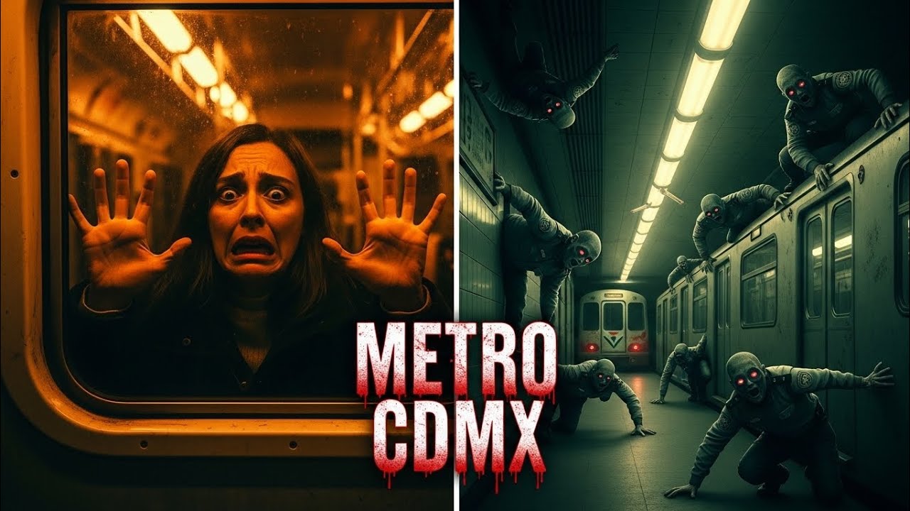 MARATÓN 14 HISTORIAS de TERROR del METRO de la CDMX - El Tren Que Nunca Llega (Recopilación Vol. 