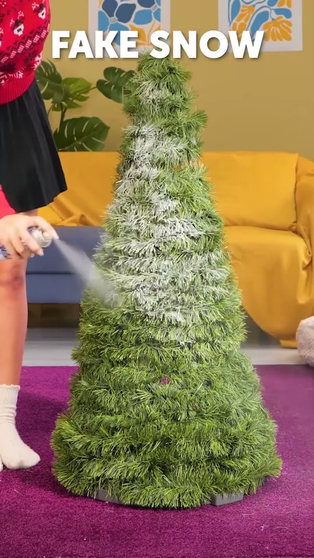 Festive upcycle for a beautiful Christmas tree ?