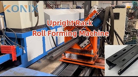 Upright rack roll forming machine|Automatically Adjustable Pallet Rack Upright Roll Forming Machine