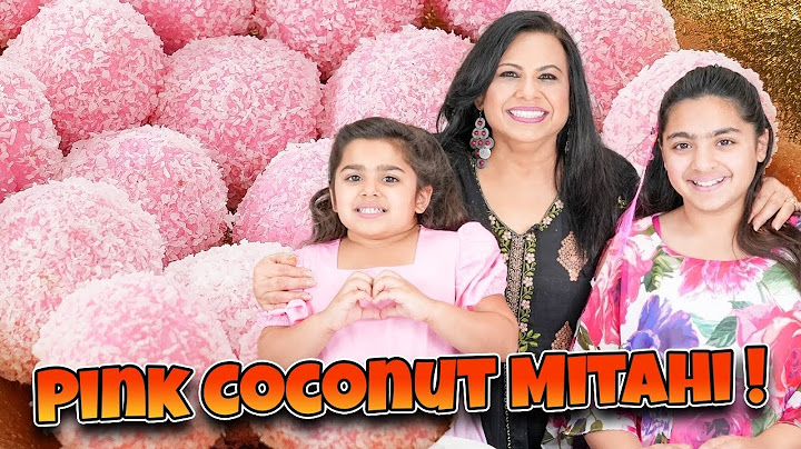 Meri Granddaughters ke Liye Banai Unki Favorite Color Wali Mithai! Coconut Balls Recipe – RKK