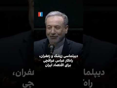 دیپلماسی زرشک و زعفران راه کار عباس عراقچی برای اقتصاد ایران