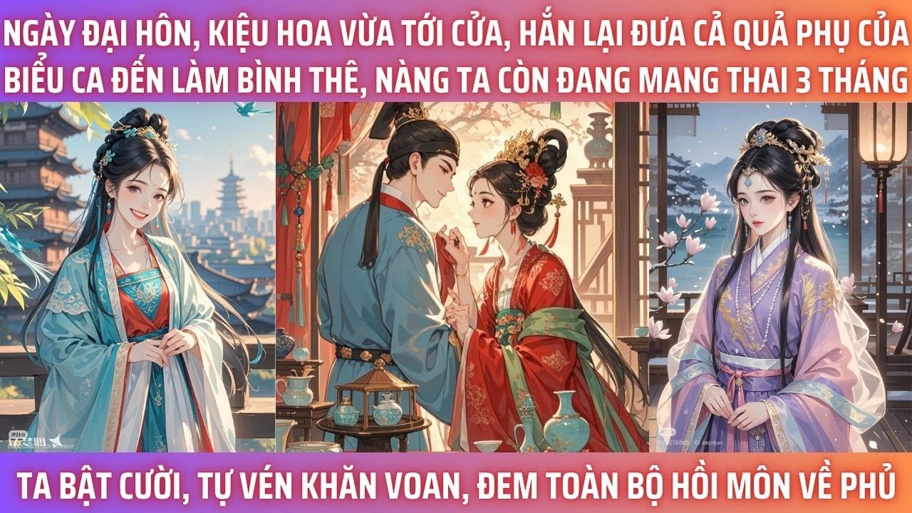 NGÀY ĐẠI HÔN, KIỆU HOA VỪA TỚI CỬA, HẮN LẠI ĐƯA CẢ QUẢ PHỤ CỦA BIỂU CẢ ĐẾN LÀM BÌNH THÊ, NÀNG TA CÒN
