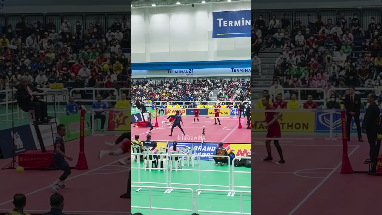 Kick higher then block.  