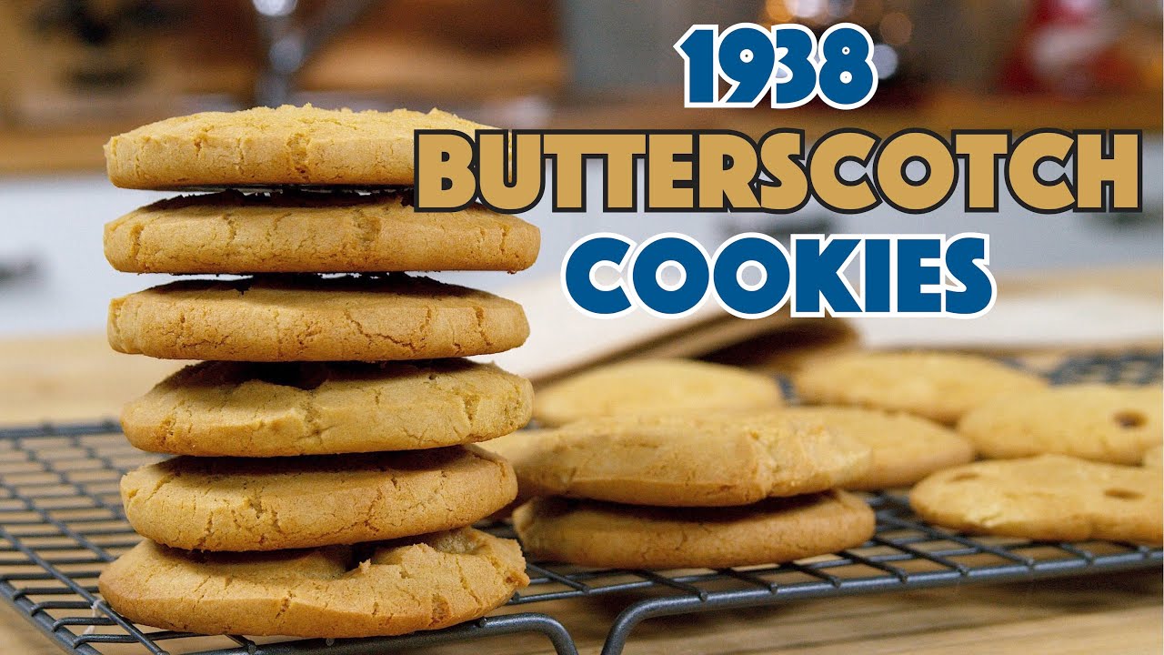 1938 Butterscotch Cookies Recipe - Old Cookbook Show - Glen And Friends Cooking
